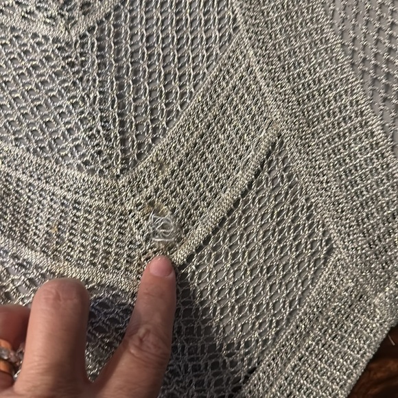 Damianou Skirt Set Gold Champagne Beige Size Small - Picture 10 of 10